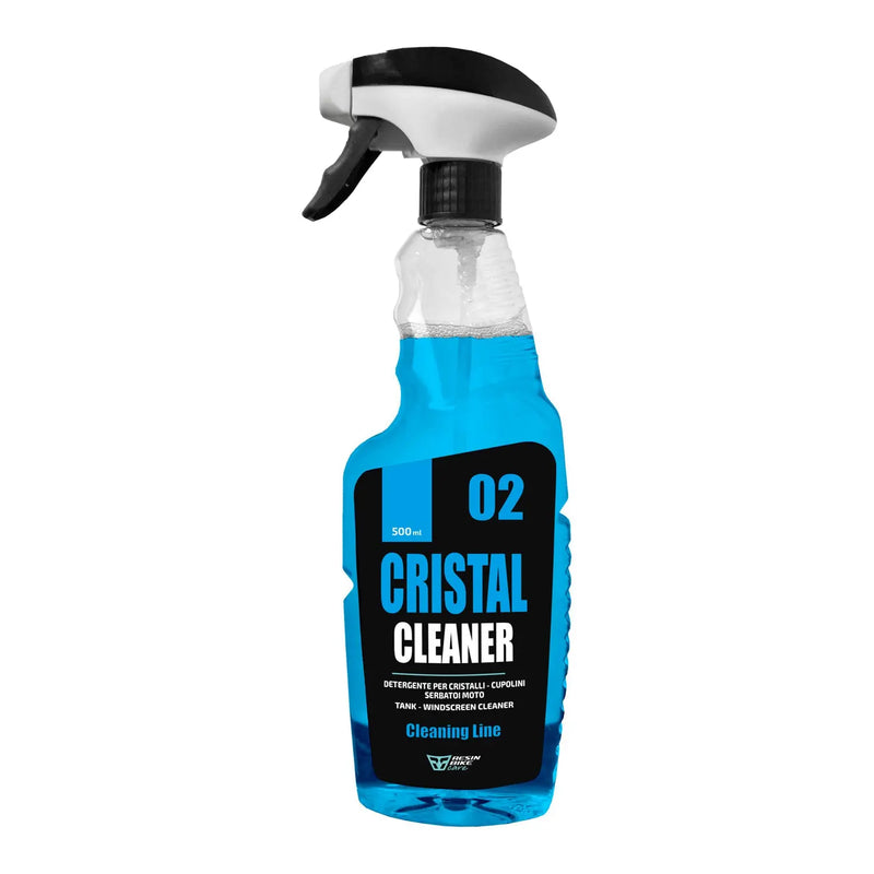ResinBikeCare Cristal Cleaner - Detergente Vetri, Cupolini e Serbatoi Senza Aloni - Resin Bike Care