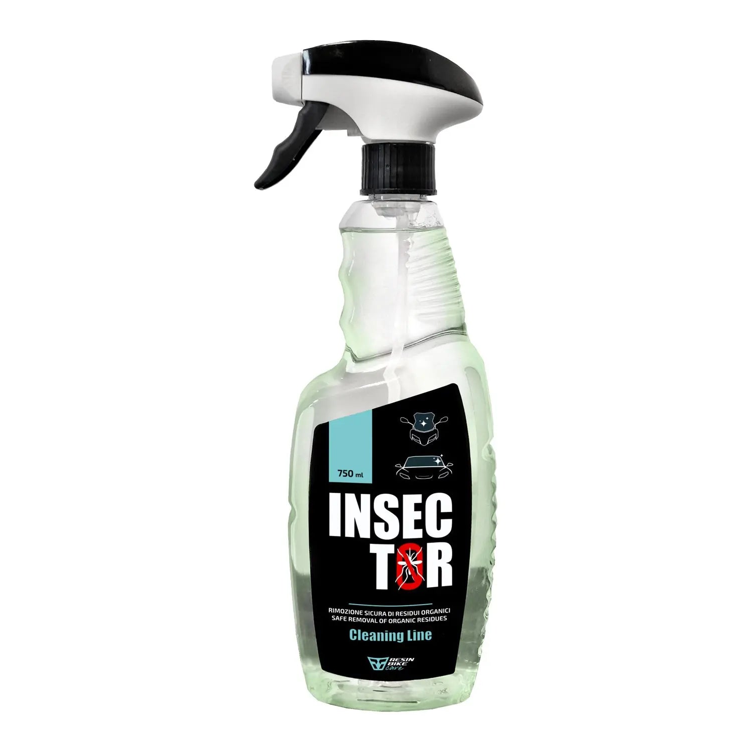 ResinBikeCare Insector - Rimuovi Moscerini Spray per Moto, Auto, Caschi e Visiere - Resin Bike Care