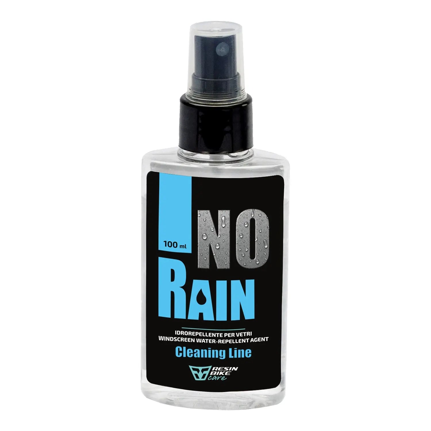 ResinBikeCare No Rain - Trattamento Idrorepellente per Vetri, Visiere e Parabrezza - Resin Bike Care