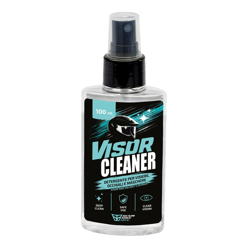 ResinBikeCare Visor Cleaner - Spray Detergente per Visiere, Caschi e Occhiali - Resin Bike Care