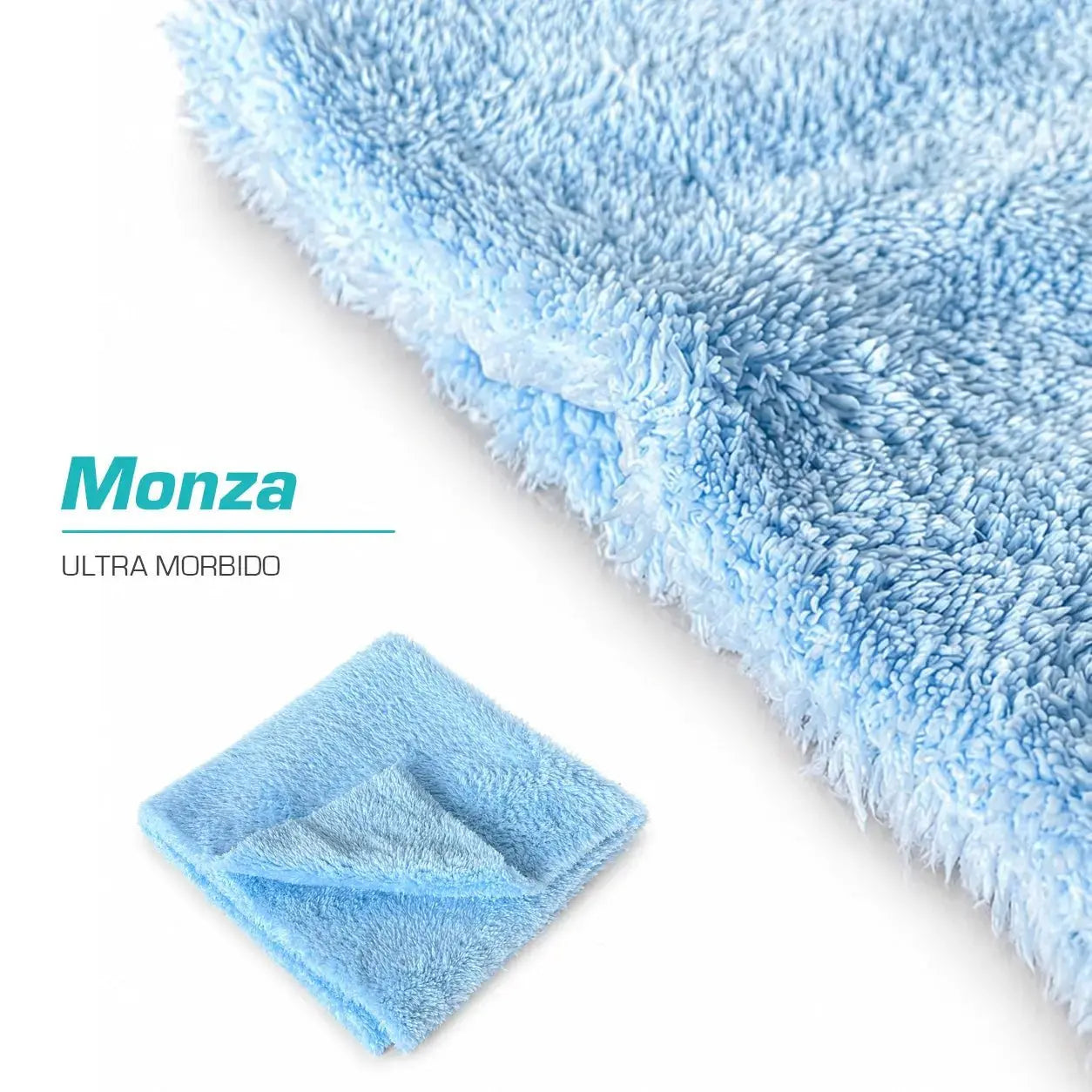 ResinBikeCare Monza - Panno Microfibra Senza Cuciture per Lucidatura Auto e Moto - Resin Bike Care