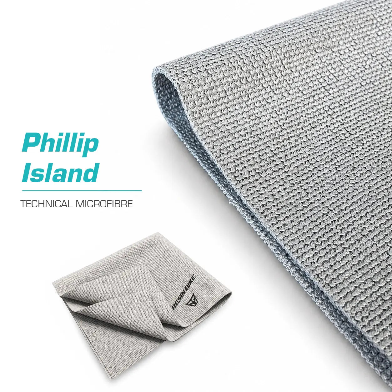 ResinBikeCare Phillip Island - Panno Microfibra Super Assorbente per Asciugatura Auto e Moto - Resin Bike Care