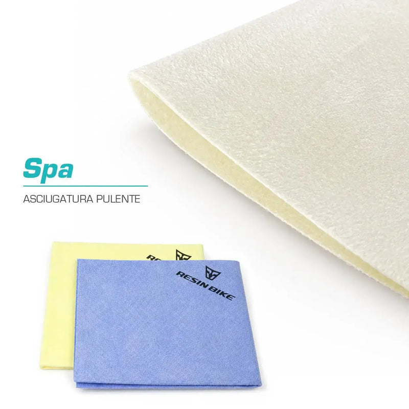 ResinBikeCare Spa - Panno Effetto Pelle Super Assorbente per Carrozzeria di Auto e Moto - Resin Bike Care