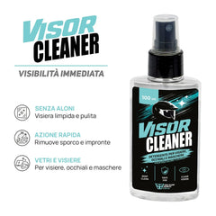 ResinBikeCare Visor Cleaner - Spray Detergente per Visiere, Caschi e Occhiali - Resin Bike Care