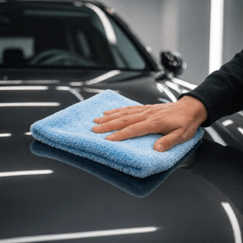 ResinBikeCare Monza - Panno Microfibra Senza Cuciture per Lucidatura Auto e Moto - Resin Bike Care