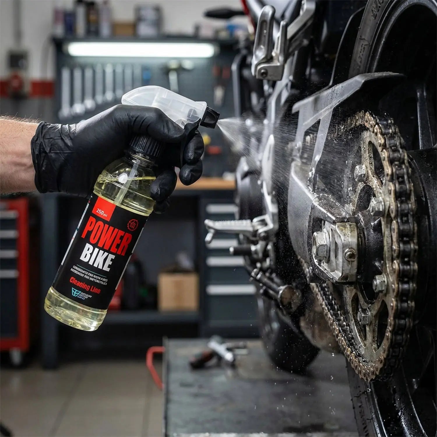 ResinBikeCare Powerbike - Sgrassante Concentrato per Moto, Scooter, Bici e Auto - Resin Bike Care