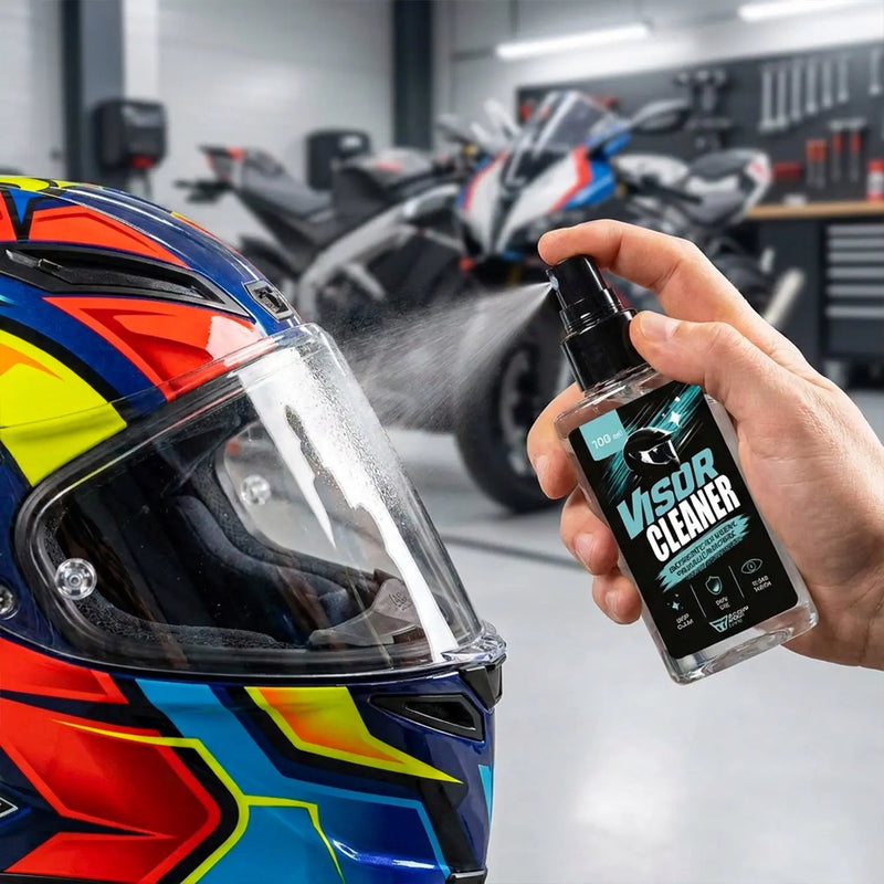 ResinBikeCare Visor Cleaner - Spray Detergente per Visiere, Caschi e Occhiali - Resin Bike Care
