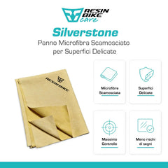 ResinBikeCare Silverstone – Mikrofasertuch aus Wildleder für empfindliche Oberflächen – Resin Bike Care