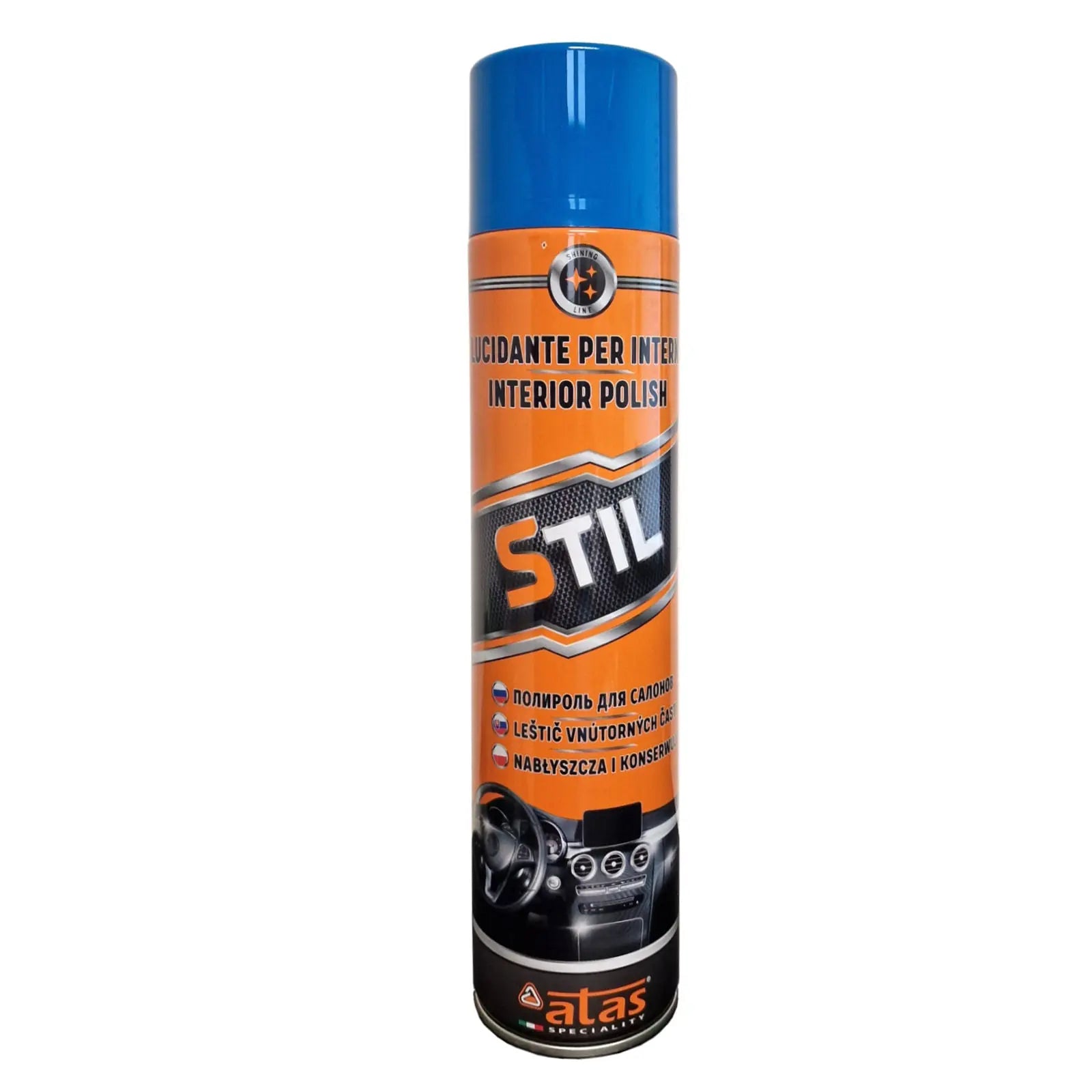 Lucidante Spray Interni STIL 600ml Profumo Bouquet per Cruscotti e Plastiche - Resin Bike Care