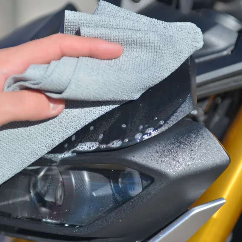 Panno Microfibra Assorbente del 350% di acqua per Moto e Auto - Resin Bike Care
