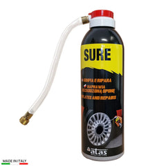 Gonfia e Ripara Pneumatici SURE Spray 400ml - Emergenza Moto e Auto - Resin Bike Care