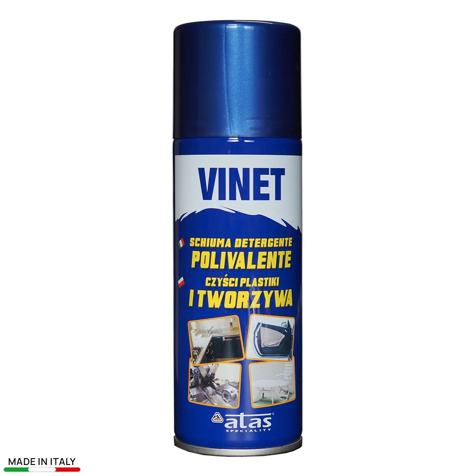 Cleaner Detergente Polivalente Schiuma attiva Pulizia Auto Moto 200ml - Resin Bike Care