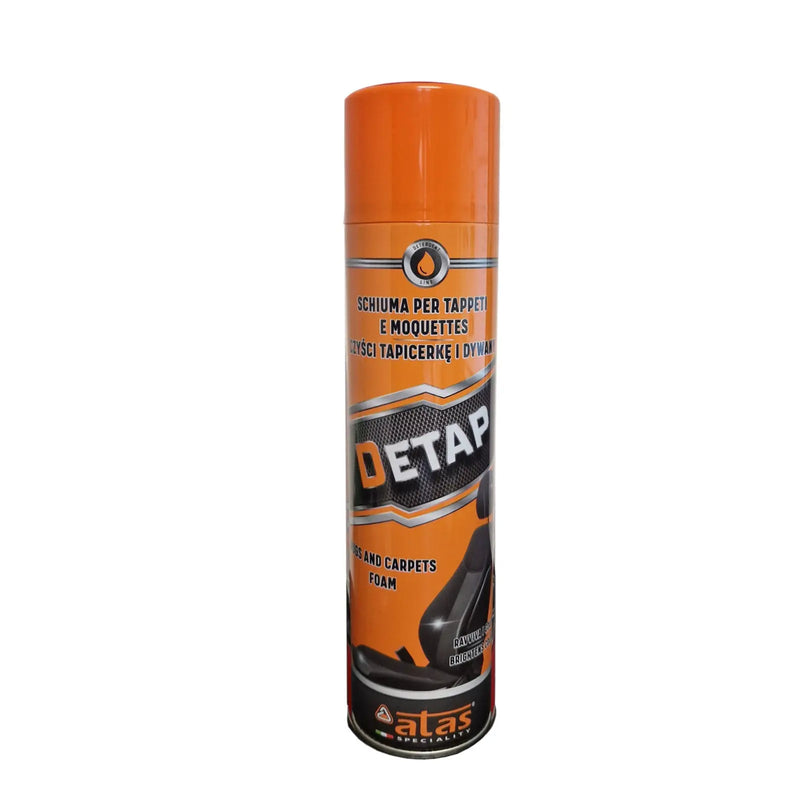 Schiuma Detap 400ml per Pulizia Tessuti Moto, Tappeti Auto e Moquette - Resin Bike Care