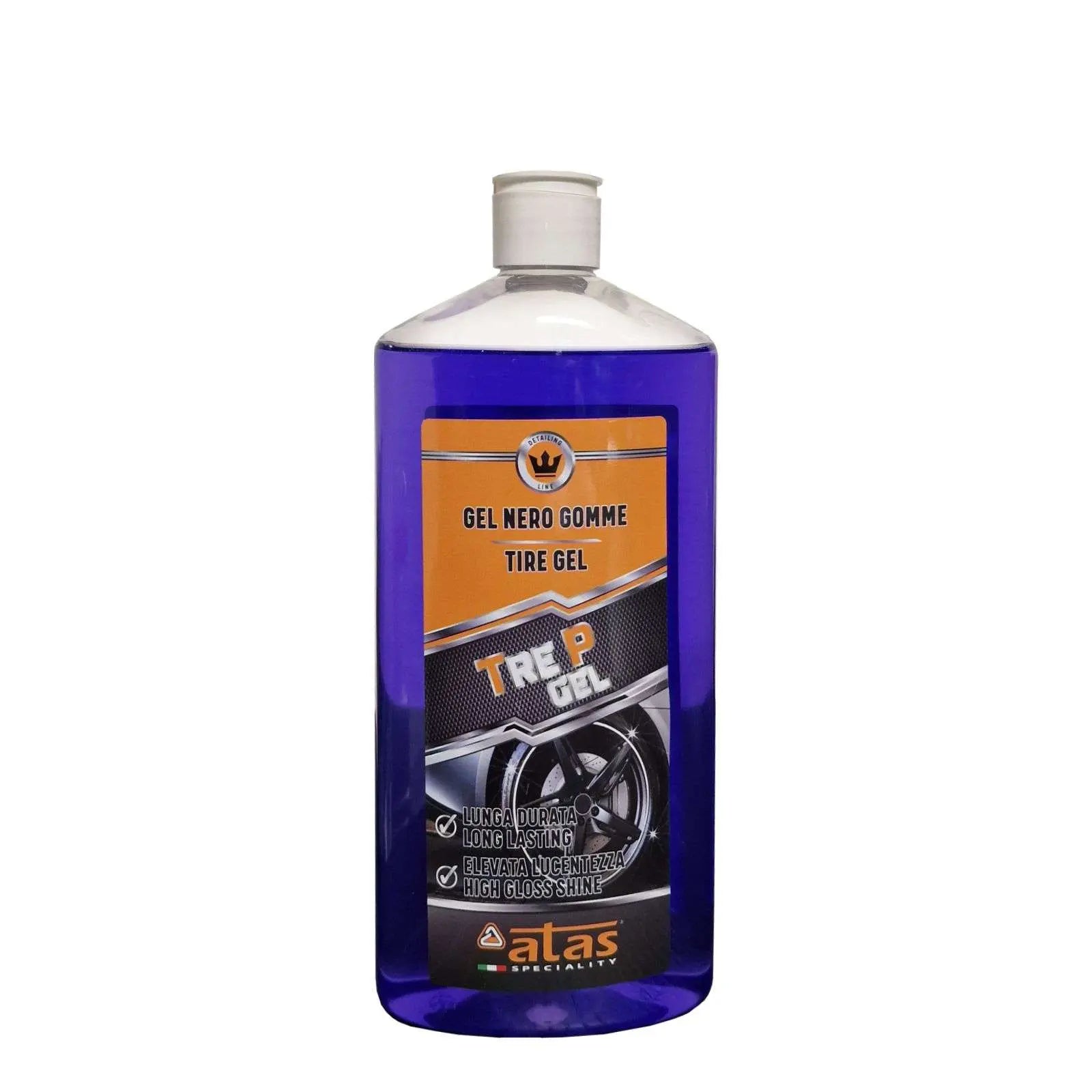 Gel Nero Gomme TRE P 500ml Lucidante Pneumatici Alta Brillantezza - Resin Bike Care