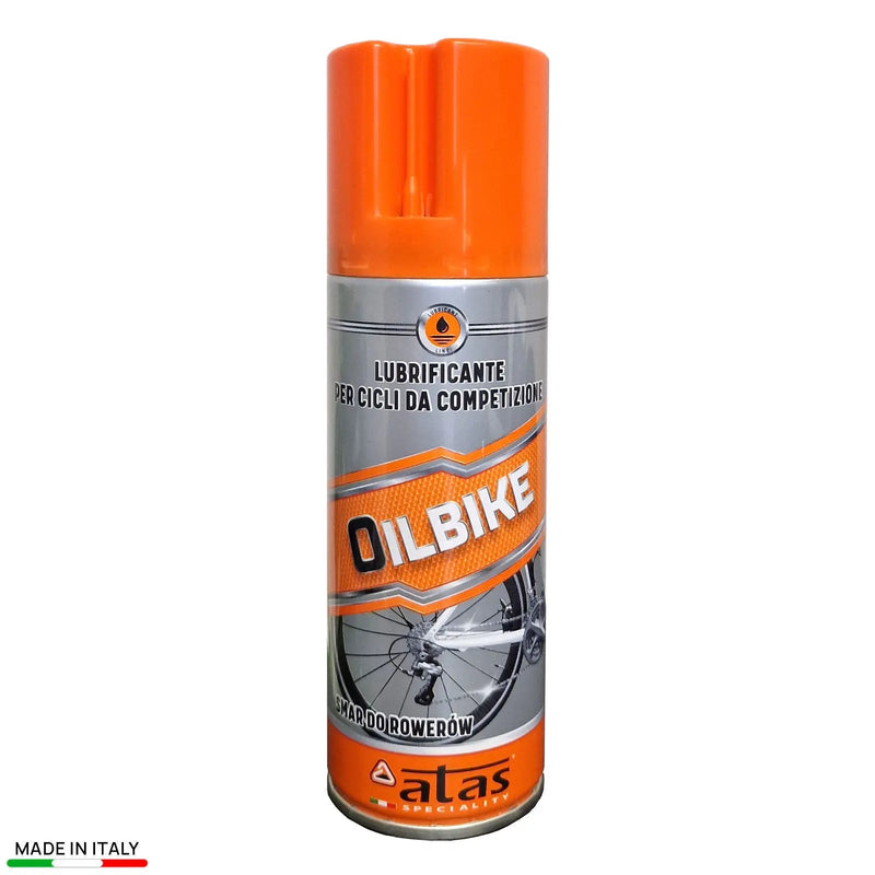 Lubricante en spray para cadenas OILBIKE 200 ml - Motocicletas, scooters, bicicletas y MTB - Resin Bike Care